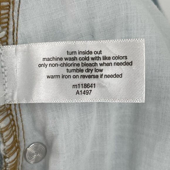 Lane Bryant Authentic Straight Ankle Mid Rise Jean Flex Magic Waistband Women 14 - Picture 7 of 8